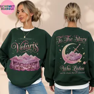 ACOTAR Velaris Two Sided Shirt, City of Starlight Tee Night Court T-shirt, SJM Book Lover Gift, Fantasy Reader Shirt, Bookish Tee