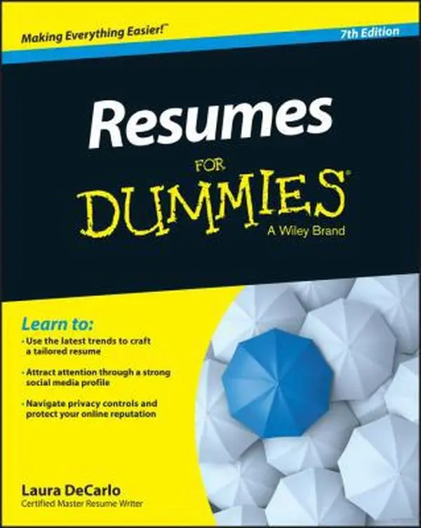 USED-Resumes for Dummies by DeCarlo, Laura (Paperback)