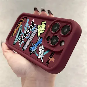 Phone Case - Korean Trendy Design Label Boy Group SKZ Creative Phone Case Compatible with iPhone 17 E Air Pro ProMax iPhone16 15 14 Plus 13 12 Mini 11 X XS XR Shockproof Soft TPU Back Cover