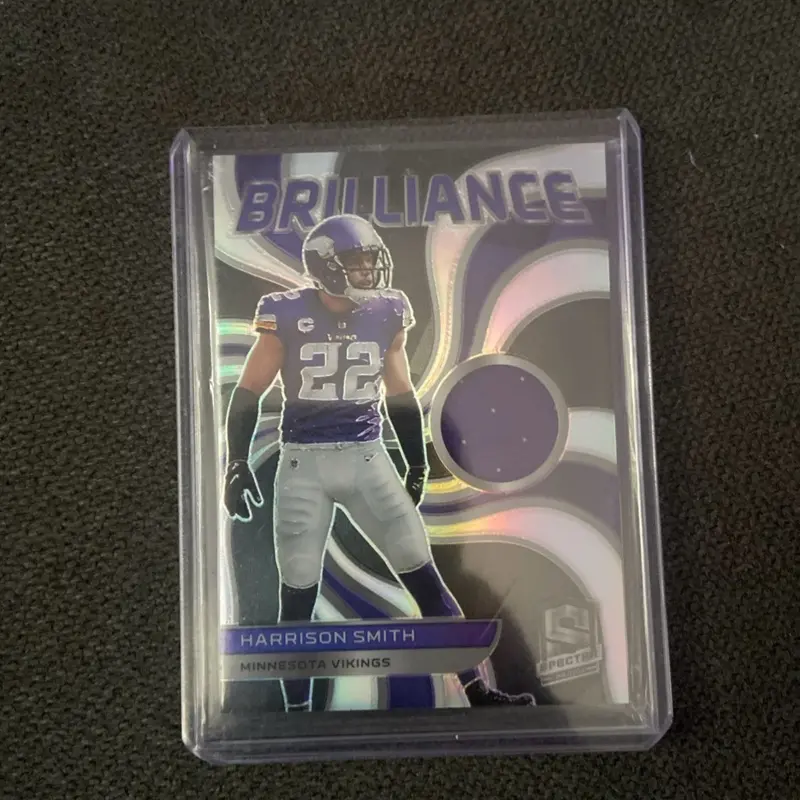 2022 Harrison Smith Vikings Panini Spectra Brilliance Silver Patch Jersey /99