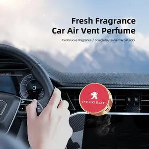 Car Aroma Diffuser Air Fresheners Auto Vent Perfume Diffuser For Peugeot 5008 408 308 Landtrek 208 2008 3008 Rifter 508 301 108 608 4008 e-Expert e-TRAVELLER