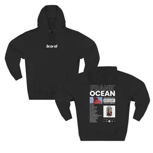 Frank Ocean Blonde Album Fleece Hoodie - Comfortable Music Fan Apparel with 8 Colors, Warm Pullover Sweatshirt Gift for Men and Women, Cozy