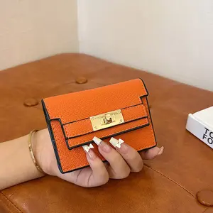 Women's New Small Magnetic Card Wallet, Casual Trendy Wallet, Multi-Card Slot Accordion Purse, High-Quality Urban Lady Accessory, Trendy Fashion Item