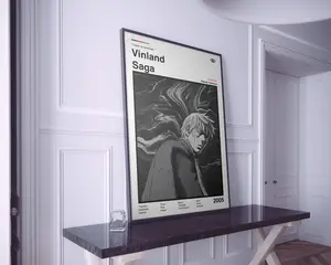 Vinland Saga Anime Poster Minimalist Manga Art Print ( Unframed - Print Only )