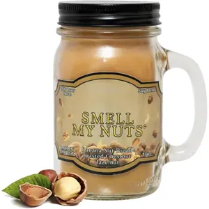 Smell My Nuts Scented 13 oz Mason Jar  -  The