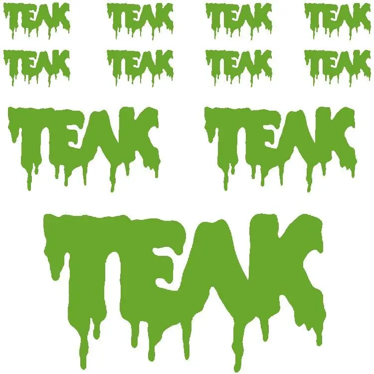 OG Teak Slime Sticker Sheet (11 Stickers)