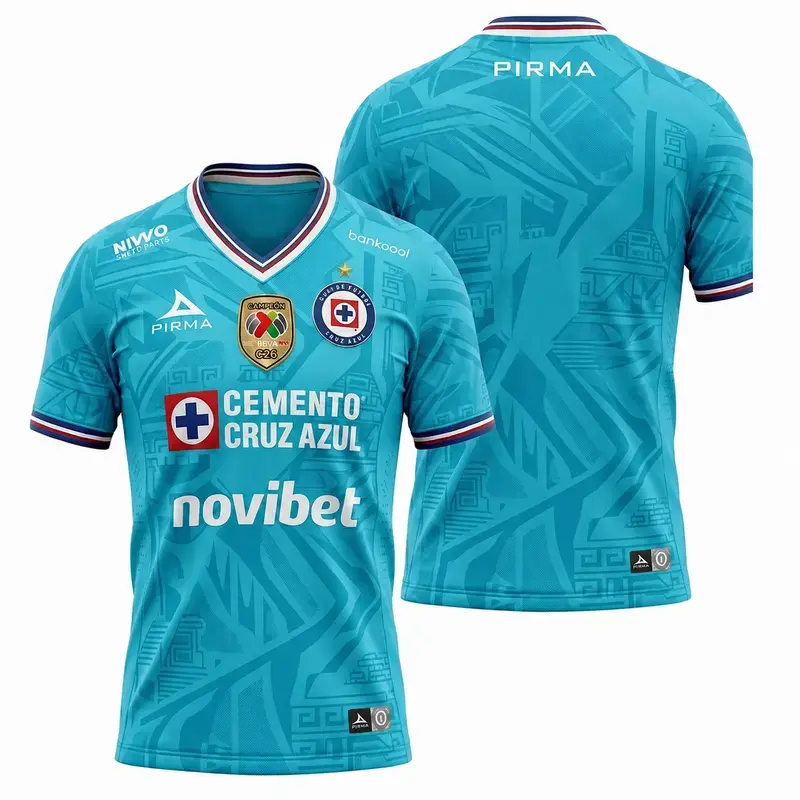 Cruz 26/27 Home Jersey Shirt, MX Short Sleeve Soccer Jersey Shirt for Men and Women, Fan Edition, Gift for Him