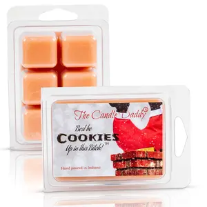 Best Be Cookies Up in This Bitch - Funny Christmas Snickerdoodle Scented Wax Melt - 1 Pack - 2 Ounces - 6 Cubes