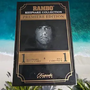 Caribbean WaveRips FunCards Rambo Keepsake Collection Premiere Edition 1 Relic Card & 5 Card Pack Collectible Trading Cards