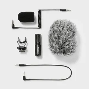 heyday Cardioid Microphone Audio Mic Lavalier Crisp Black heyday Cardioid Microphone Audio Mic Lavalier Crisp Black