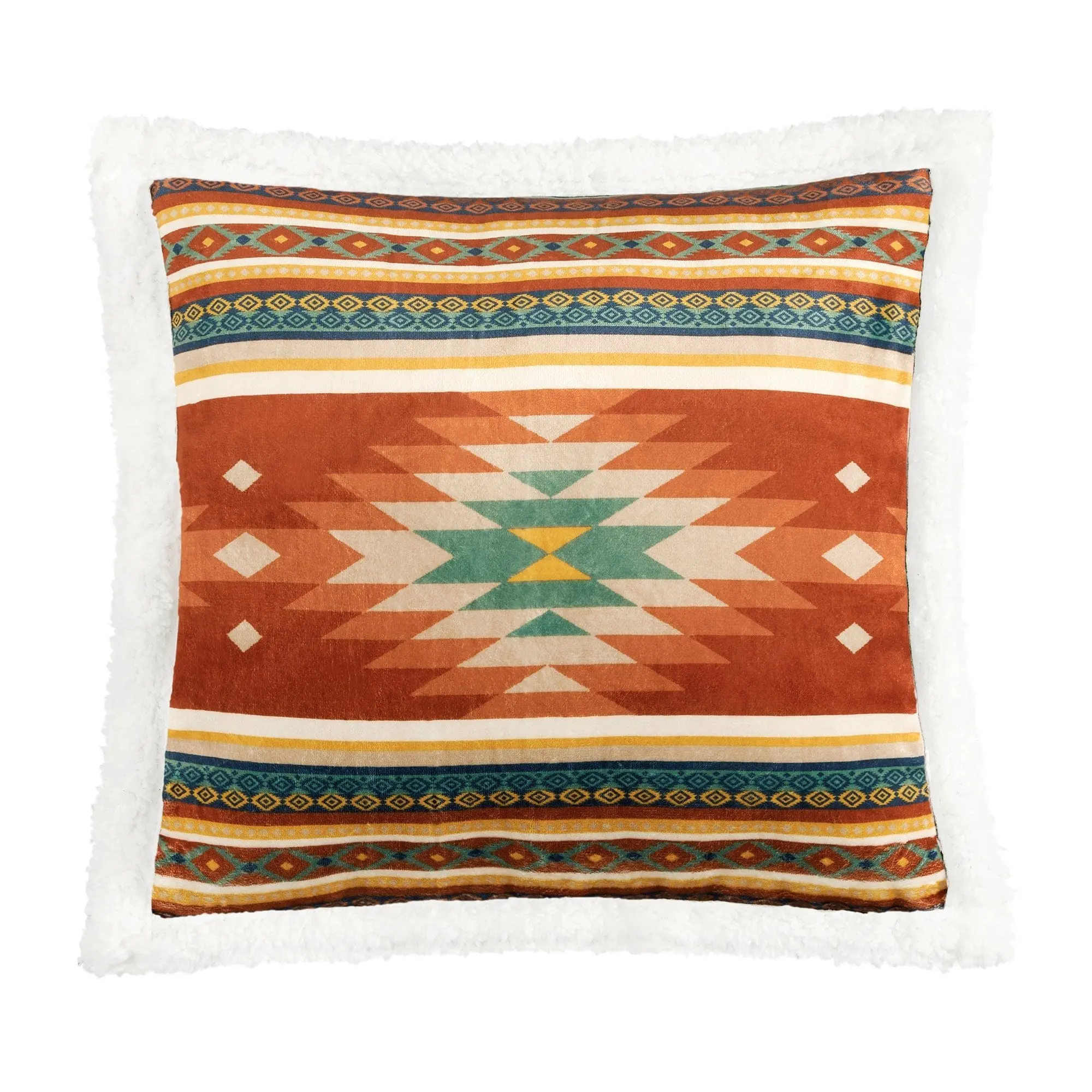 Del Sol Campfire Sherpa Pillow