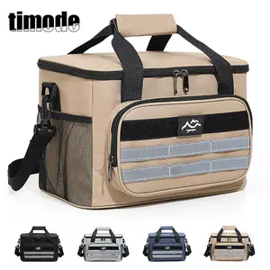 Large Capacity Outdoor Thermal Bag, Portable Insulated Picnic Bag, Outdoor Thermal Bag for Camping & Hiking, Insulated Portable Cooler