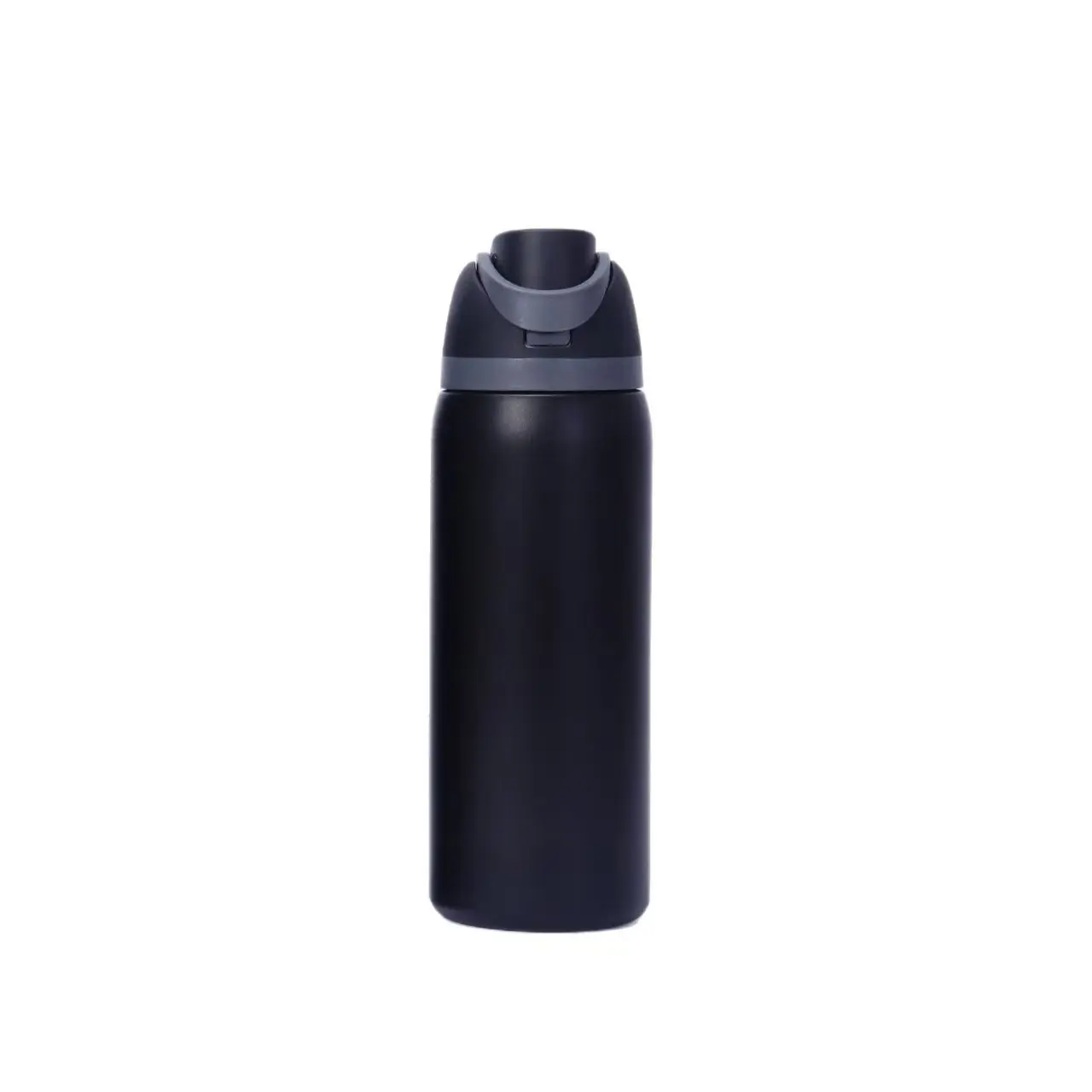 Stainless Steel Vacuum Insulated Bottle, 19oz/550ML, with Straw and Direct Drinking Mouth, Ideal for Car and Outdoor Activities, Insulated Travel Drinkware, Insulated Water Bottles