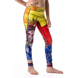 Girls' Dia de las Jiujiteiras Jiu Jitsu Youth Spats