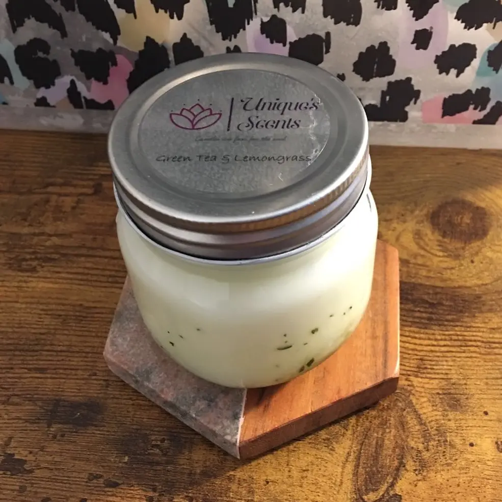 Green Tea & Lemongrass 8oz Candle