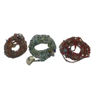 3 mixed waist bead sets