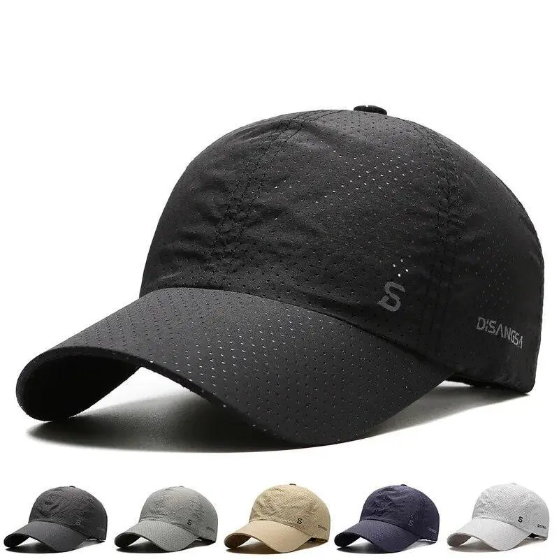 Men's Adults' Thin Quick-Drying Breathable Duck Tongue Sun Hat - Outdoor Running, Summer Fishing Baseball Visor Cap