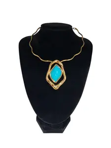 Solara Turquoise Pendant Necklace