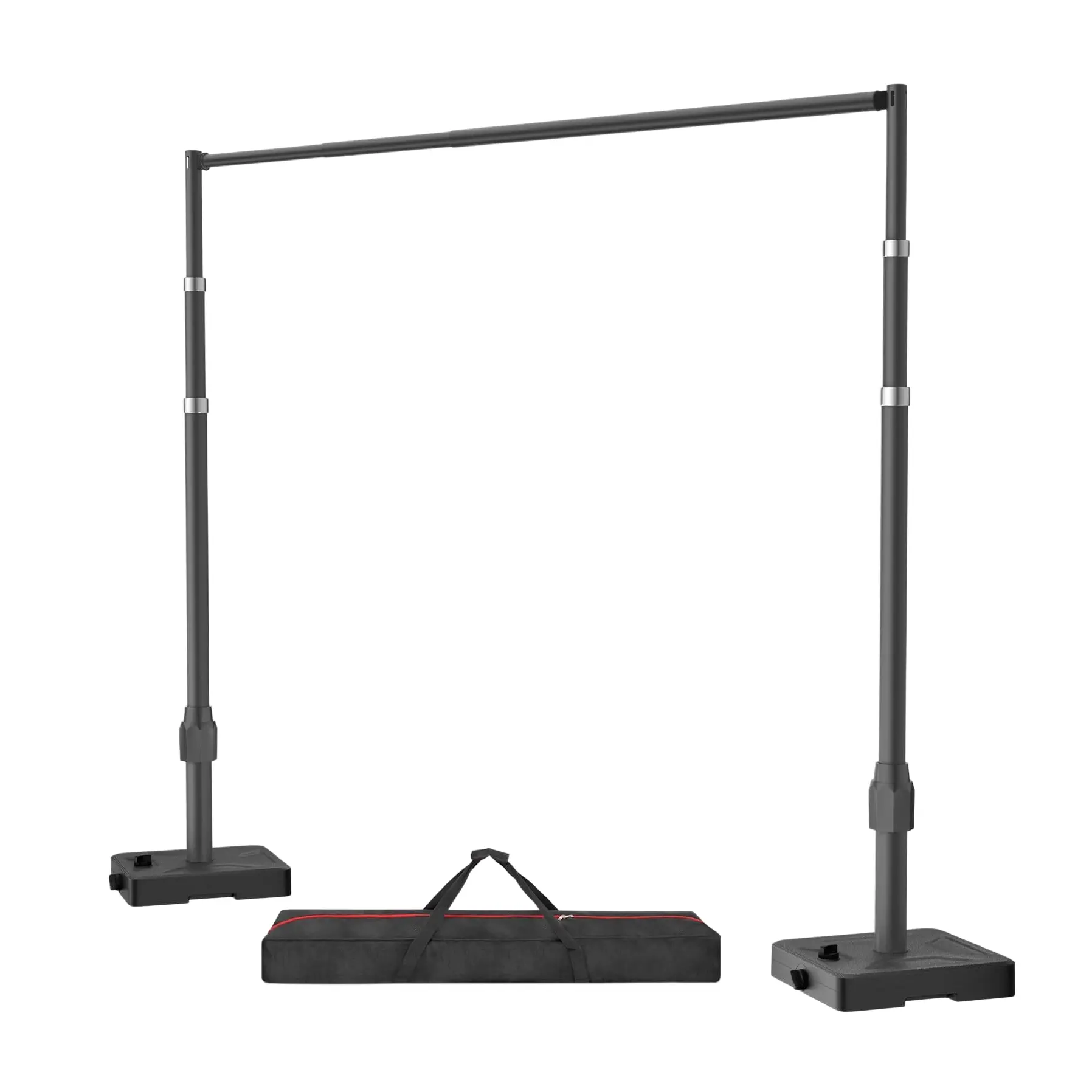 Emart 10x10ft Pipe and Drape Backdrop Stand Kit, Water Tank Base,Heavy duty adjustable metal frame with water tank bases, ideal for weddings, birthdays, baby showers and holiday party decor