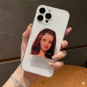 Funny Meme Girl Phone Grip – Reaction Face Phone Holder Stand Funny Aesthetic Accessory