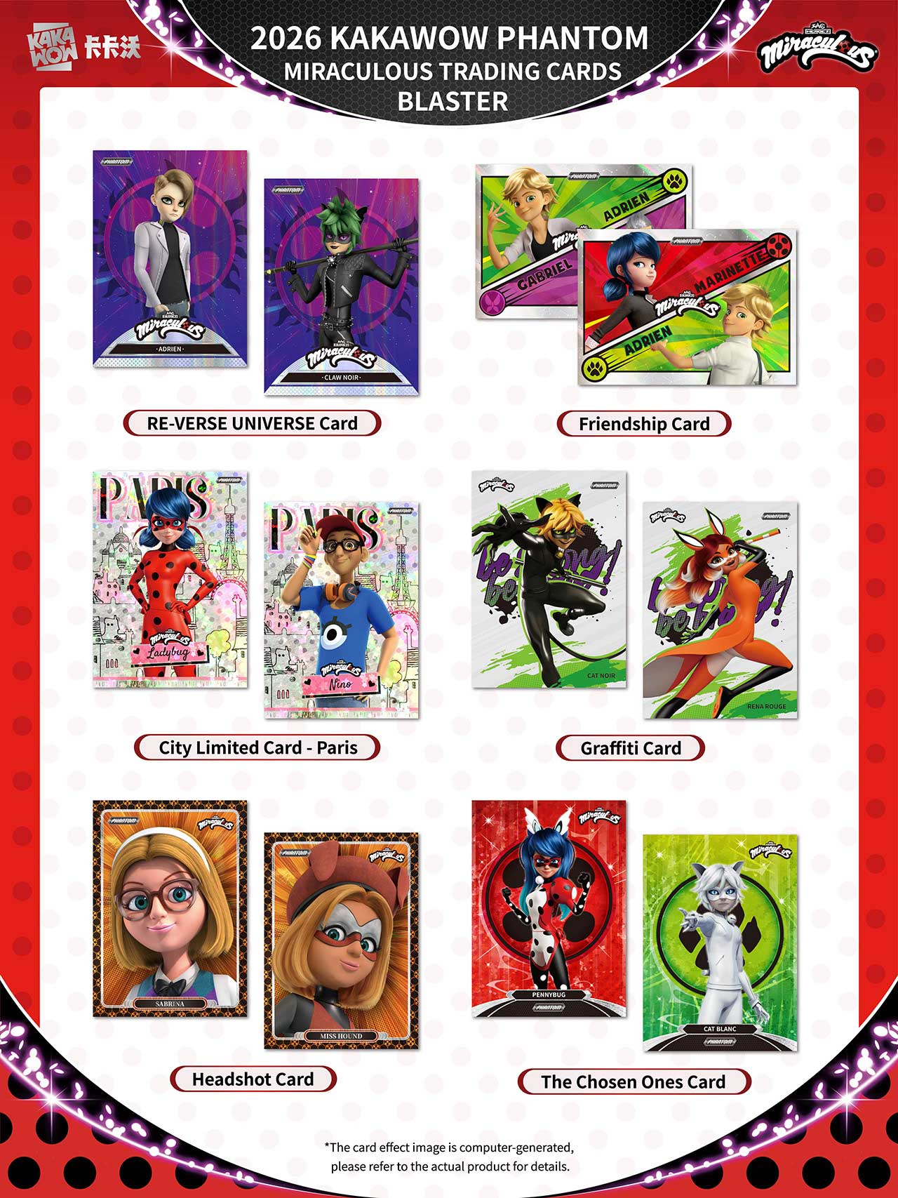 2026 PHANTOM Miraculous Trading Cards - Blaster