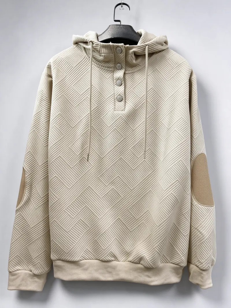 Men's textured knit hooded tracksuit set - view 9