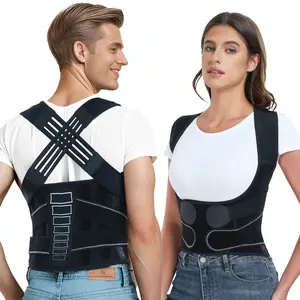 Hunchback Brace, Back Posture Strap, Neck Tilt Forward Children and Adults Open Shoulder Beauty Back Anti-hunchback Artifact