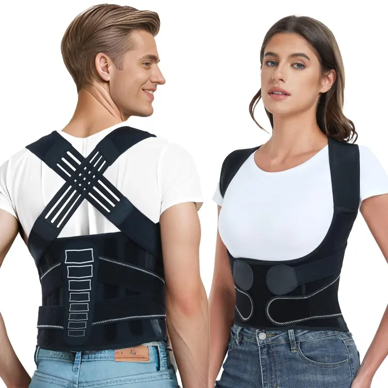 Hunchback Brace, Back Posture Strap, Neck Tilt Forward Children and Adults Open Shoulder Beauty Back Anti-hunchback Artifact