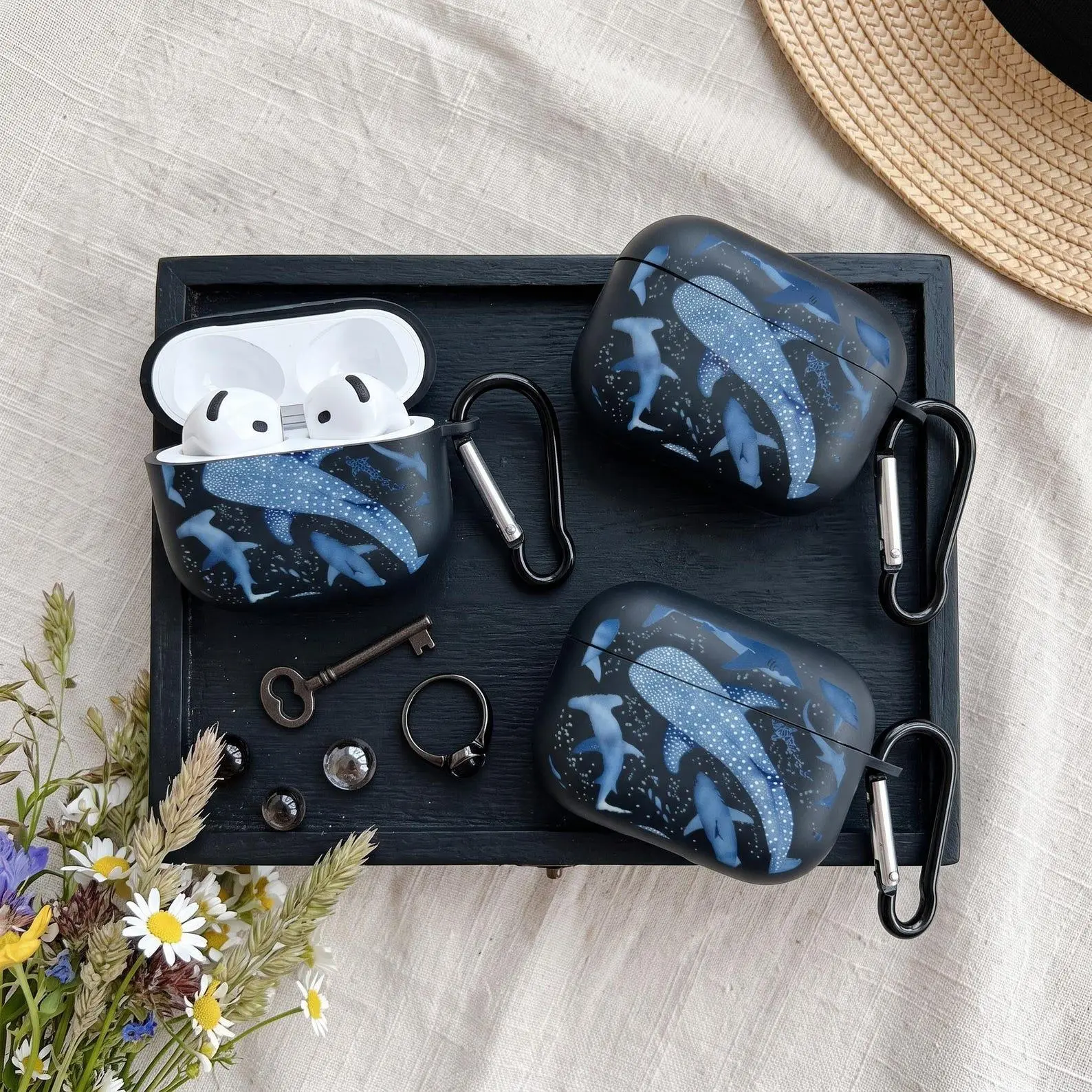 Deep Sea Shark Case For AirPods 1 2 3 4 Pro