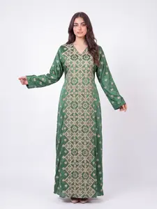 Ramadan Jalabiya - Women's Embrodiered Dress, Arabic Dress, Ceremony Dress - Eid, Ramadan, Gifts for Her
