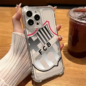 Barce Football Club Phone Case Suitable for iPhone 17, 16, 15, 14, 13, 12, 11, Pro, Max, Air,  Plus - Anti-Drop Transparent Soft Back Cover