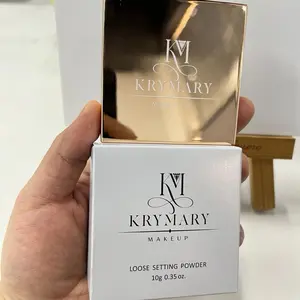 Krymary Makeup Talc free  Loose Setting Powder 10g 0.35oz for Flawless Finish
