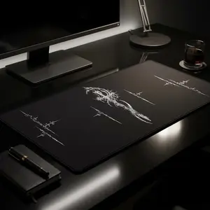 Cybersigilism Sword Desk Mat, Gaming Decor, Anime Mouse Pad, Desk Mat, pc accessories.