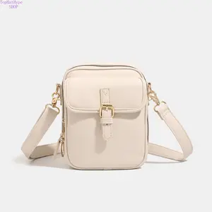Unisex PU Leather Messenger Bag for Men & Women, Trendy Casual Crossbody Shoulder Bag, Multi-Functional Storage Bag with Phone & Card Coin Pouch, Lightweight Durable Compact Design Perfect for Daily Commute, Travel, Shopping and Outdoor Casual Activities,