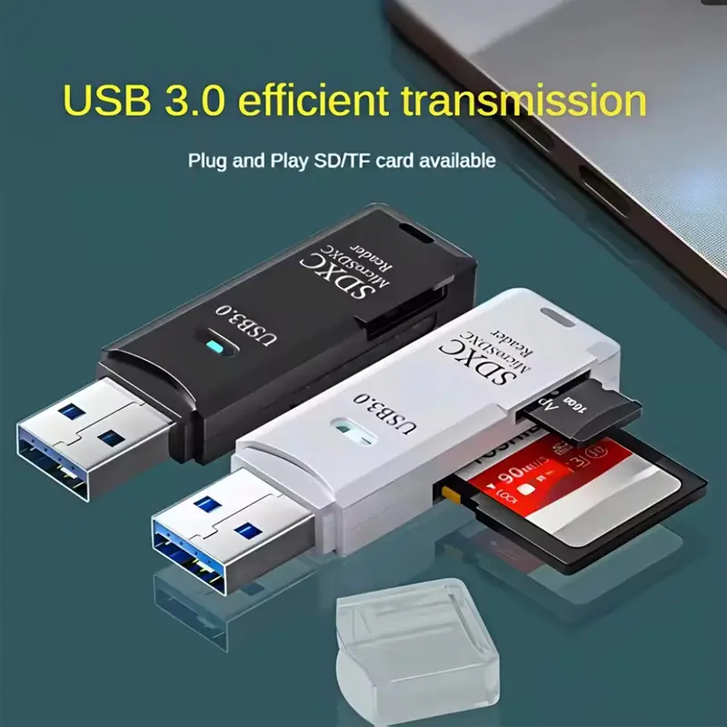 2 in 1 USB2.0/3.0 Card Reader Micro TF sd card Reader usb adapter High Speed Cardreader TF Memory card For PC Laptop Accessories