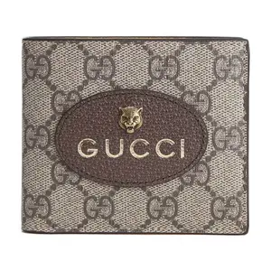 Pre-owned GUCCI GG CANVAS Small Leather Goods NEO VINTAGE GG SUPREME MEN WALLET