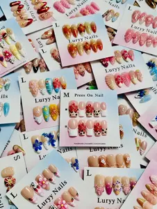 Mango(4793)gc.30$ can get 15 pairs of nails.We have different shapes and different styles