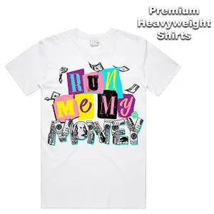 PG Apparel 'Ransom Money' T-Shirt (White) MNY100