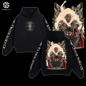 [Soulsborne Style] Vintage Grim Style Starscourge General Radahn - Elden Ring Unisex Hoodie, Soulsborne Gaming Apparel, Game Shirt, Video Game Clothes, Boy Merch, Gift For Him, Gift For Her, Soulslike Streetwear