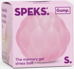 SPEKS Gump Textured Stress Ball – Satisfying Sensory Squish - PINK