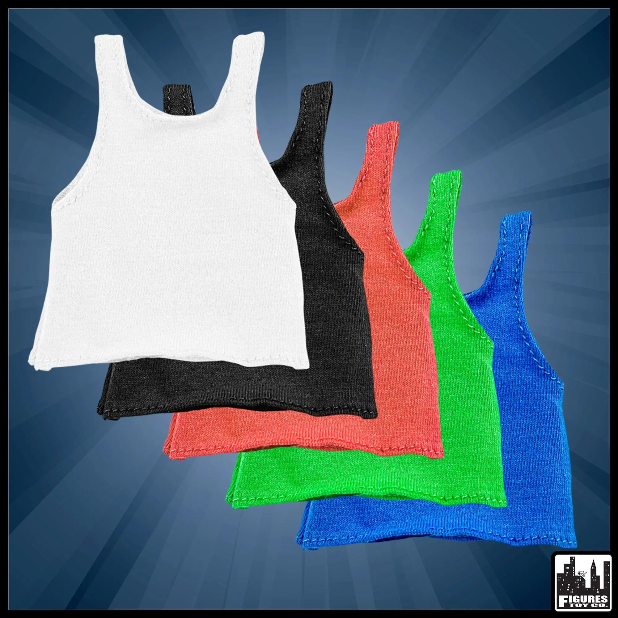 Muscle Shirt for WWE & AEW Wrestling Action Figures