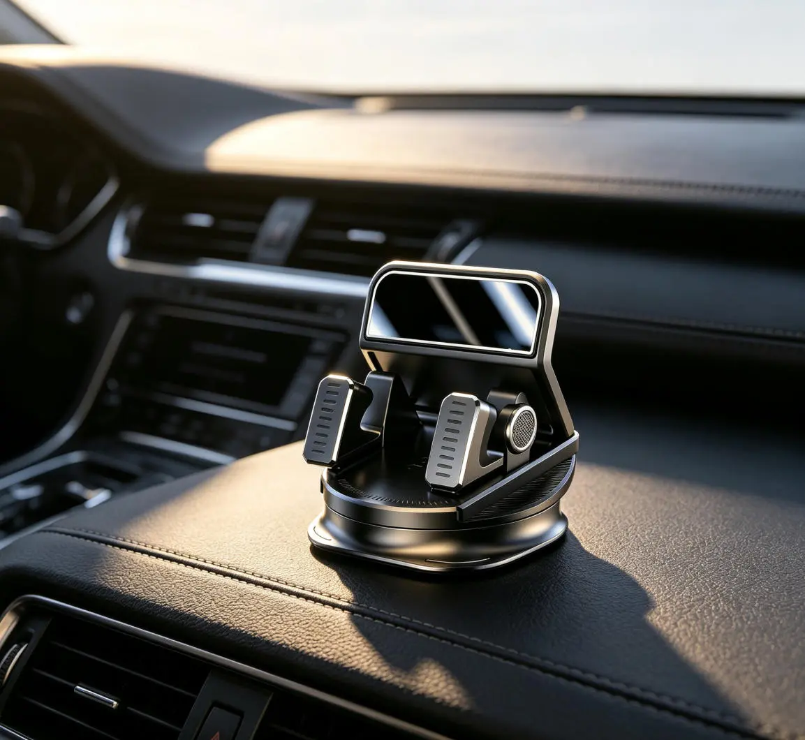 360° Rotate Car Phone Holder - Ultra-Stable Plastic Body Dashboard Mount with Suction Base, Horizontal/Vert Navigation Support, Hands-Free Accessory Compatible with Any Smartphone,back to school,back to school haul