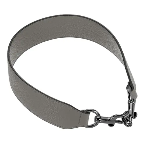 Grey, Metallic Black Buckle