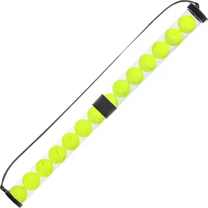 Pickleball & Tennis Pickup Tube - Ball Retreiver and Holder, Fits 14 Pickleballs or 17 Tennis Balls - No Balls Included