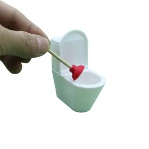 Miniature Toilet Model, DIY Dollhouse Miniature Cleaning Tool, Realistic Furniture Model, Perfect for Decoration & Play