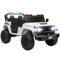 White, Ride on Truck