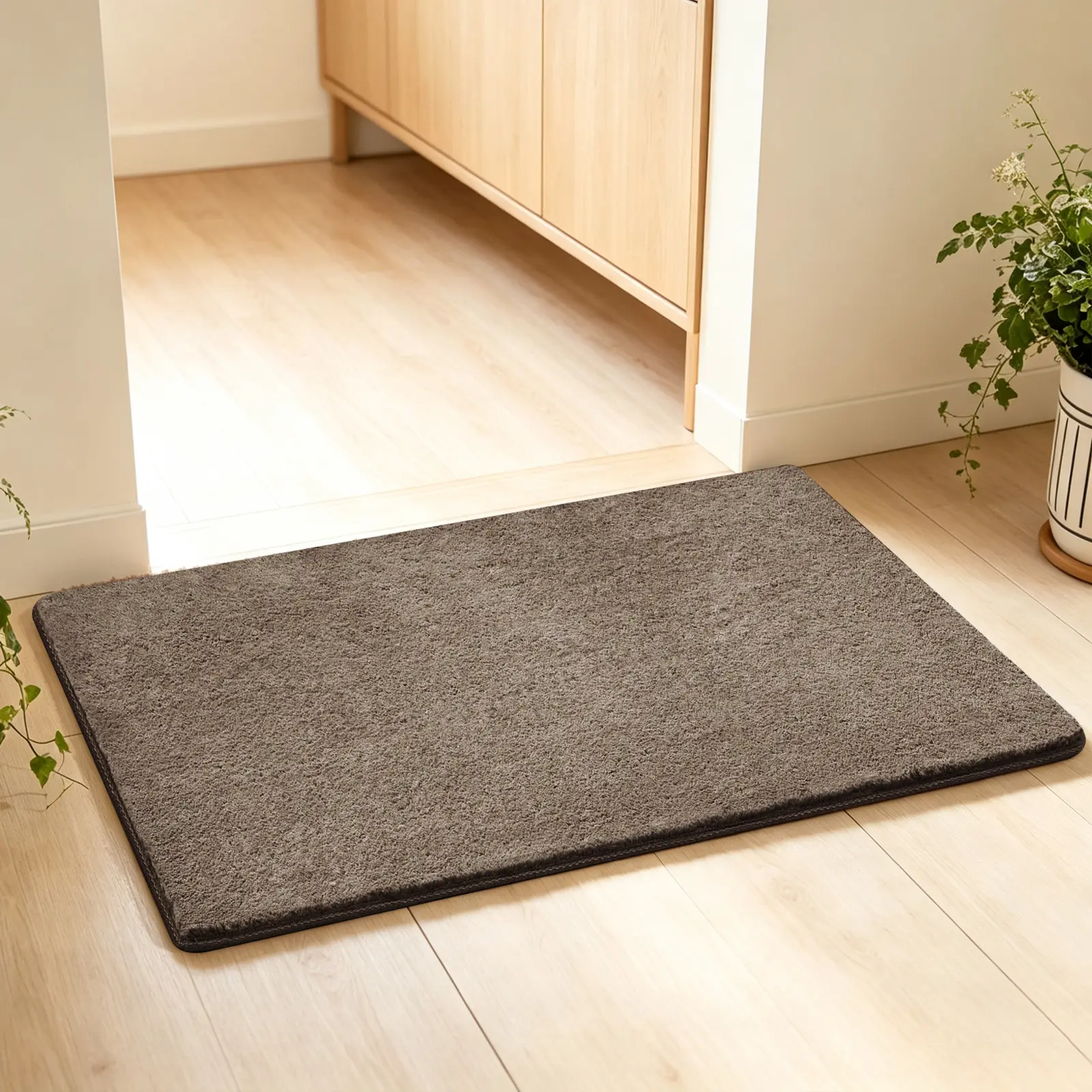 Upgraded Single Rug Carpet Stair Tread Landing Mat - 2x3ft/2.5x2.5ft/30x30inch, Non-Slip Backing, Absorbent Plush Interlock, Vintage Traditional Light Luxury Pattern, Washable Reusable Multi-Room Indoor Doormat