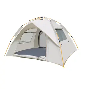 Automatic Pop-up Beach Tent | Portable Instant Sun Shelter UPF 50+ UV Protection, Family Camping Tent for Outdoor Beach Fishing Picnic Quick-Open and Double-Layer