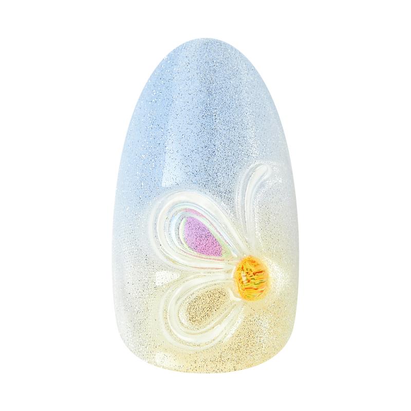 KISS NAIL DRIP Press On Glue Nails - Merry Sky