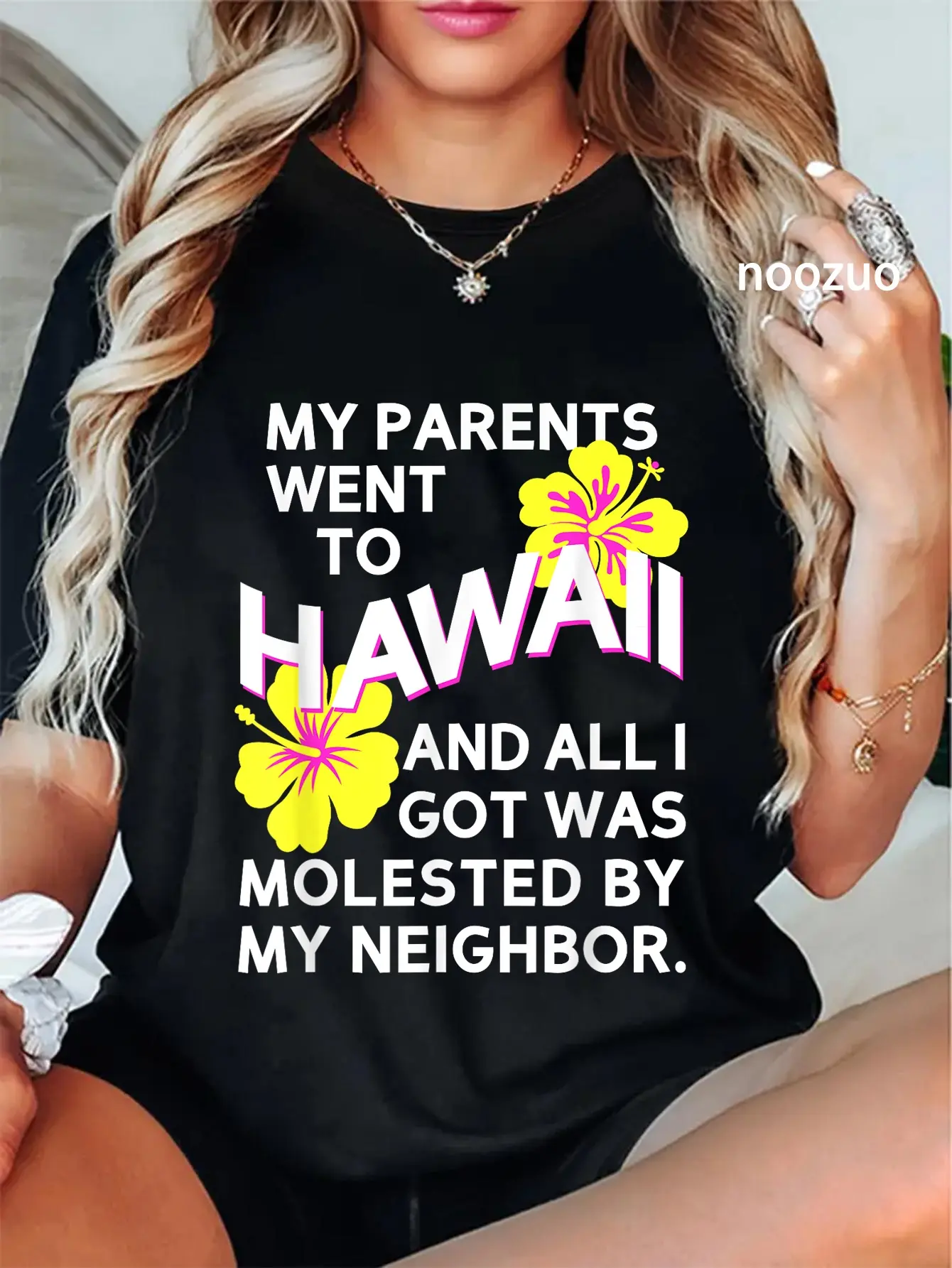 100% Cotton Kumar My Parents Went to Hawaii T-Shirt